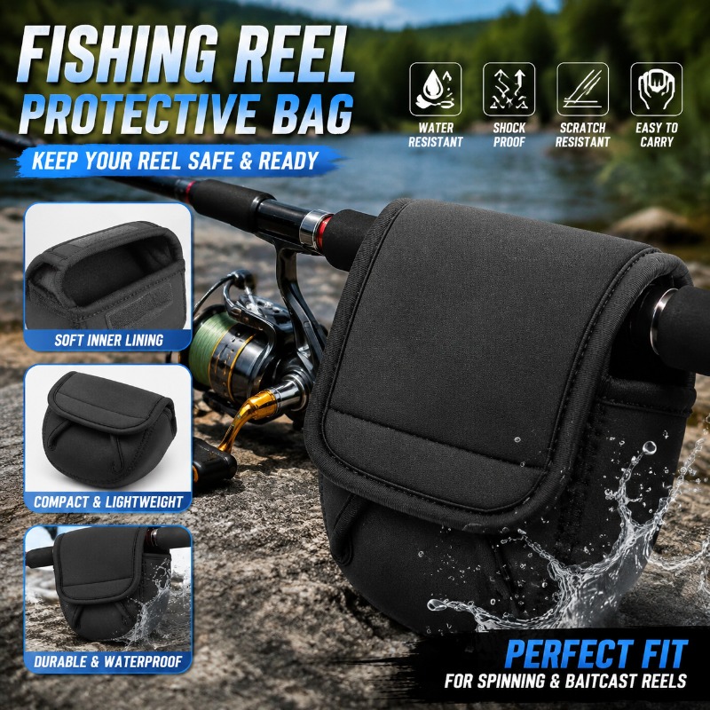 Reel Cover - Tas Pelindung Reel Pancing, Kantong Penyimpanan