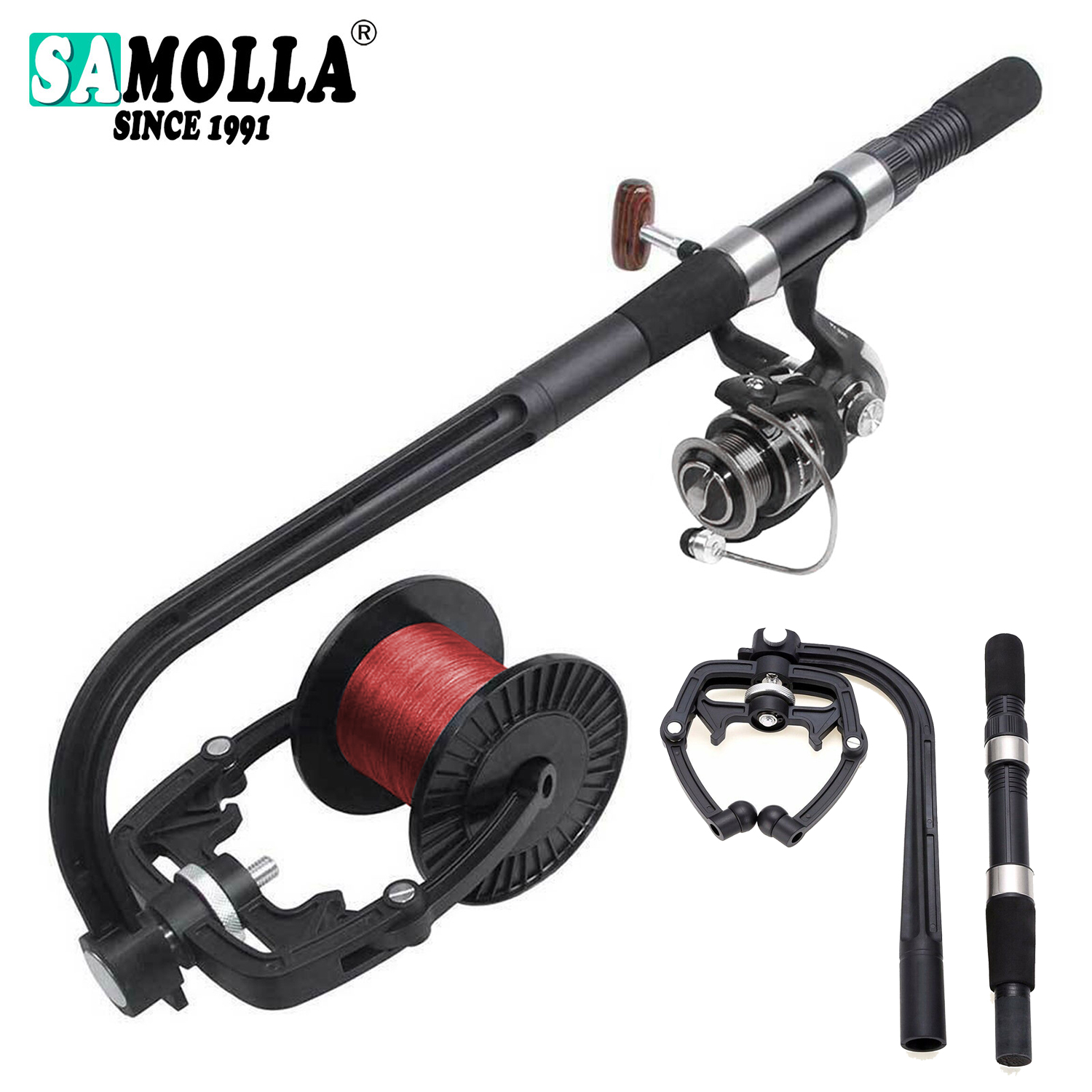 Spooler senar pancing portabel - Spincast Reel ulasan dan harga