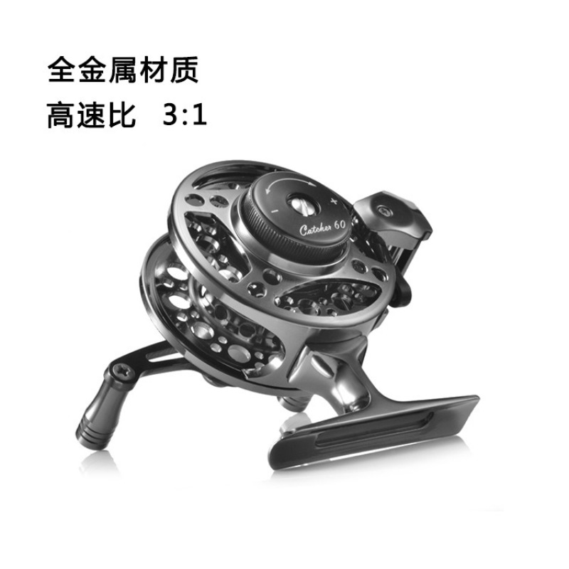 Reel Pancing Depan Full Metal  - Ice Fishing Reel ulasan dan harga