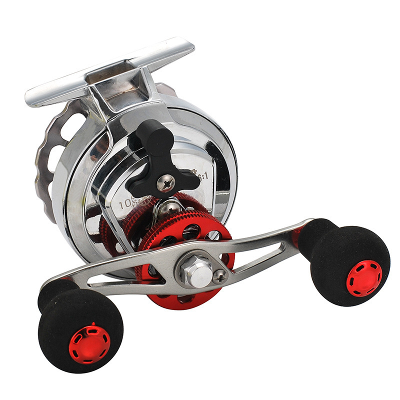Reel Pancing Rakit Full Metal  - Ice Fishing Reel ulasan dan harga