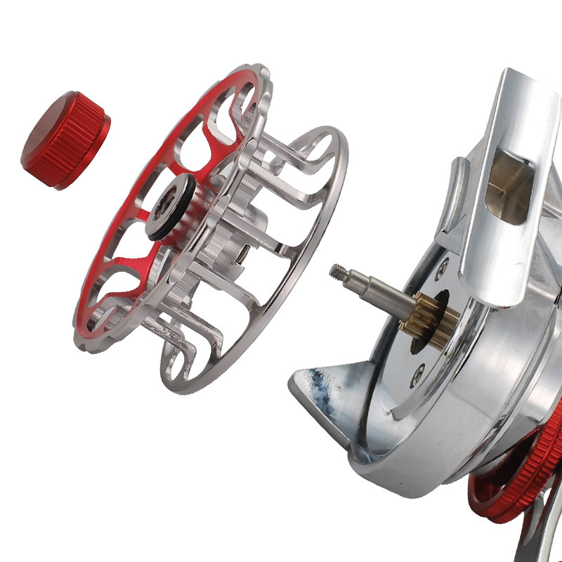 Reel Pancing Rakit Full Metal  - Ice Fishing Reel ulasan dan harga