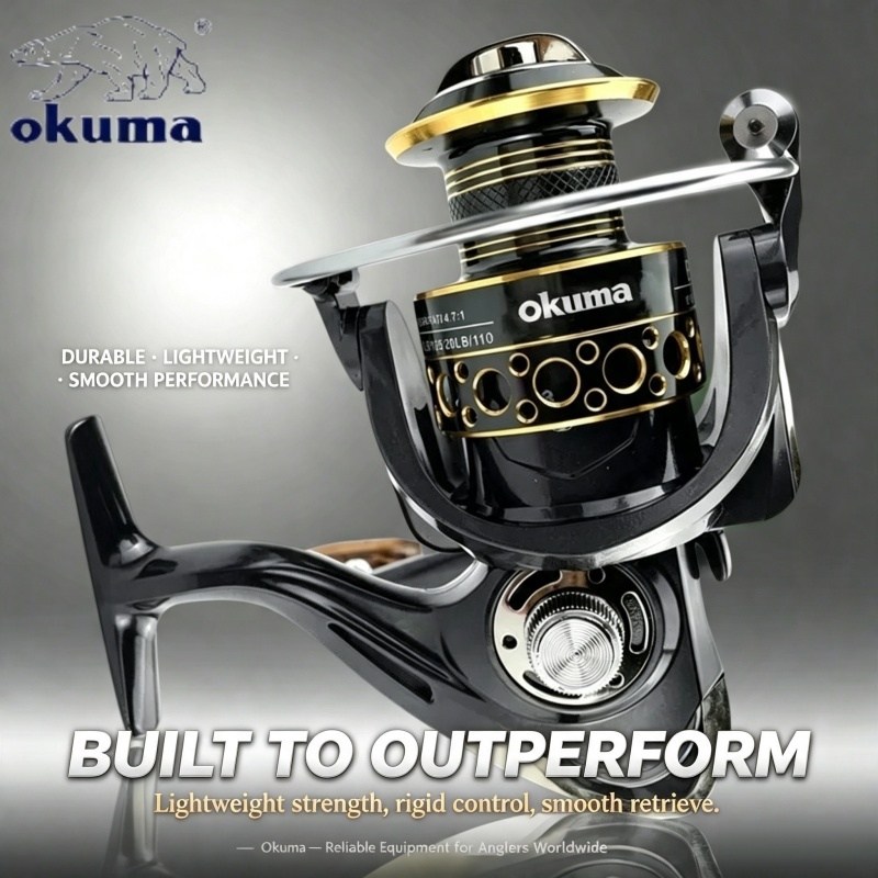 OKUMA-Spinning Reel, Reel Panc - Ice Fishing Reel ulasan dan harga