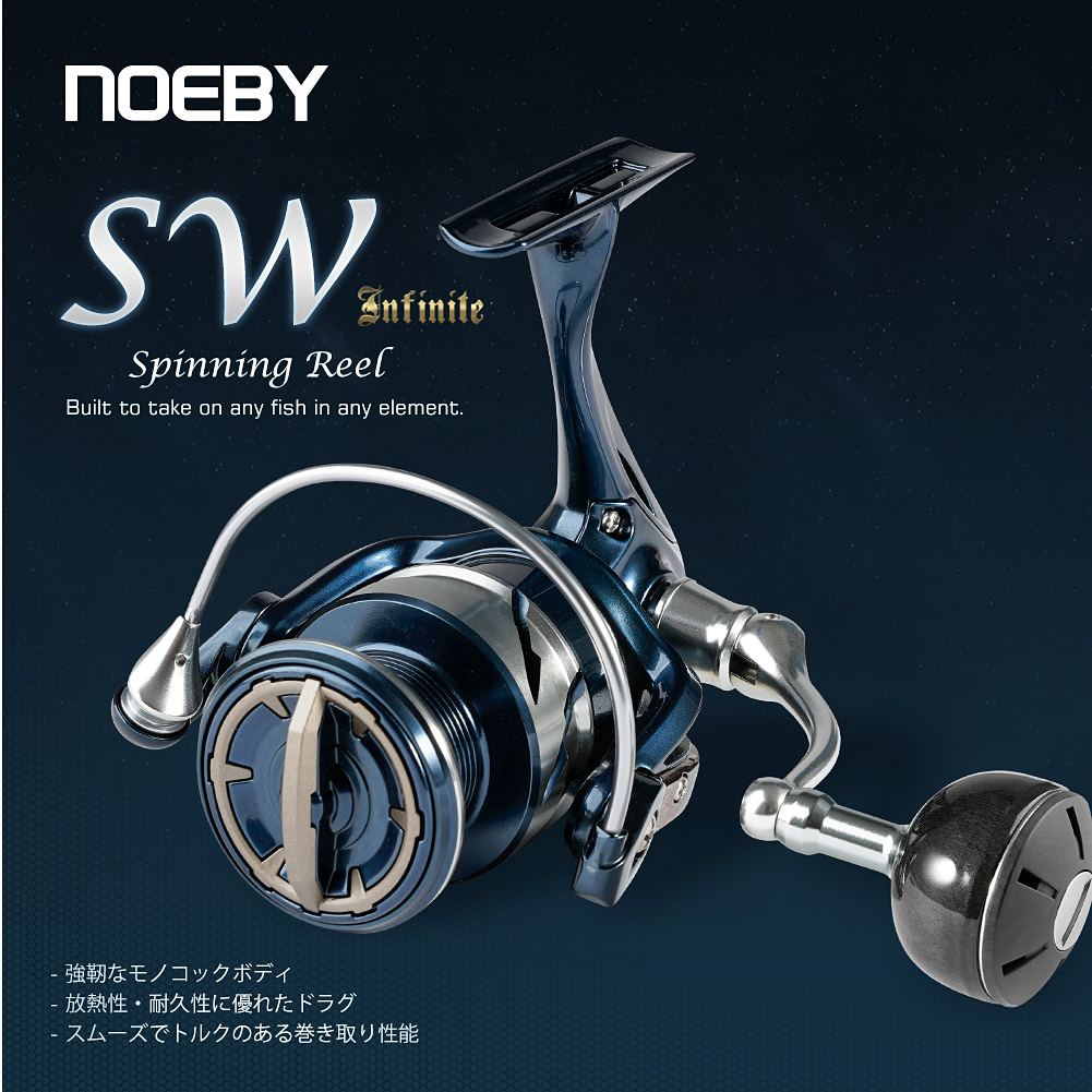Noeby gulungan pancing putar,  - Surf Reel ulasan dan harga
