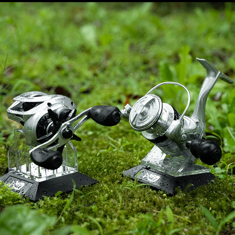 Penyangga Reel Pancing Akrilik - Spincast Reel ulasan dan harga