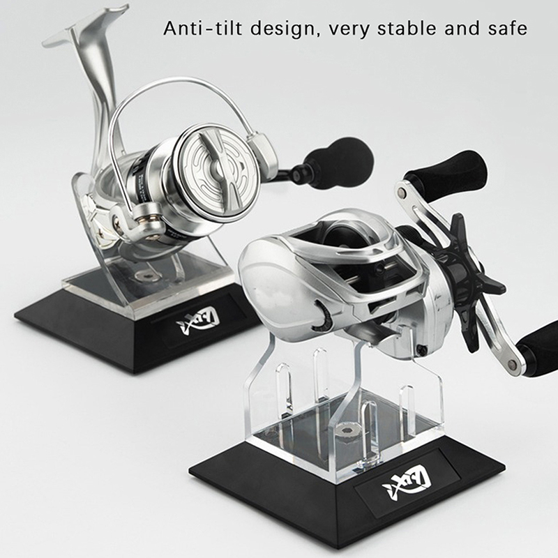 Penyangga Reel Pancing Akrilik - Spincast Reel ulasan dan harga